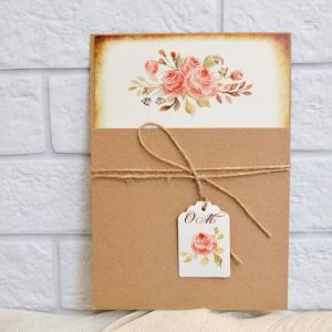 Προσκλητήρια γάμου 2017 -Γ1743 - <p>Συρταρωτό προσκλητήριο γάμου από οικολογικό χαρτί,  δεμένο με κορδέλα λινάτσα και κρεμαστό καρτελάκι με μονογράμματα, για τα ονόματα των καλεσμένων!</p>...