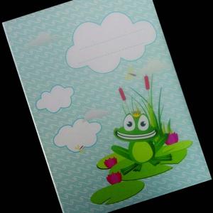 Προσκλητήρια Βάπτισης Δίπτυχα Βιβλία -βατραχάκι - <p>Εντυπωσιακό δίπτυχο προσκλητήριο βιβλιαράκι με θέμα το βατραχάκι.</p>...